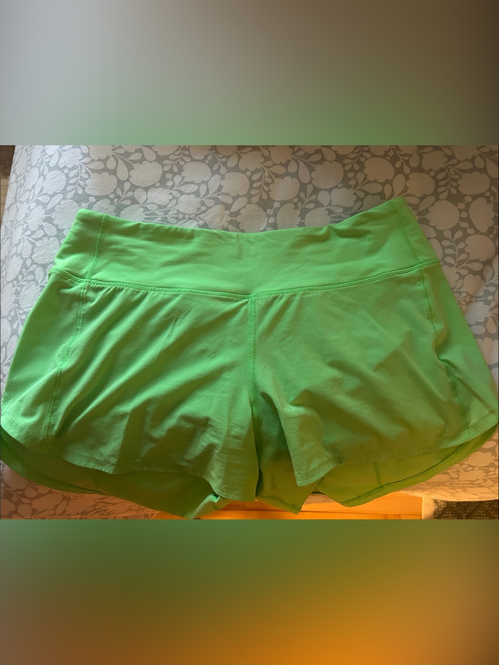 lululemon athletica Women’s Lime Green Running Skort